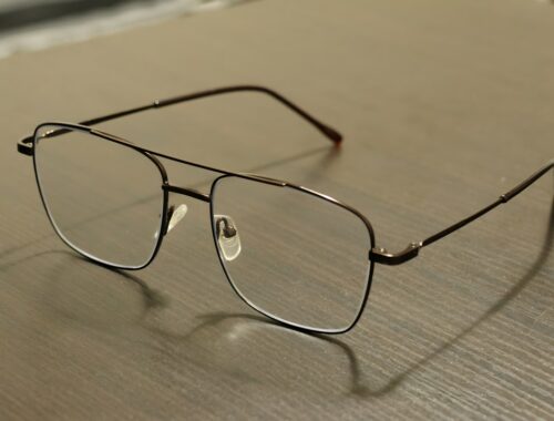 Photo modern eyeglass frames